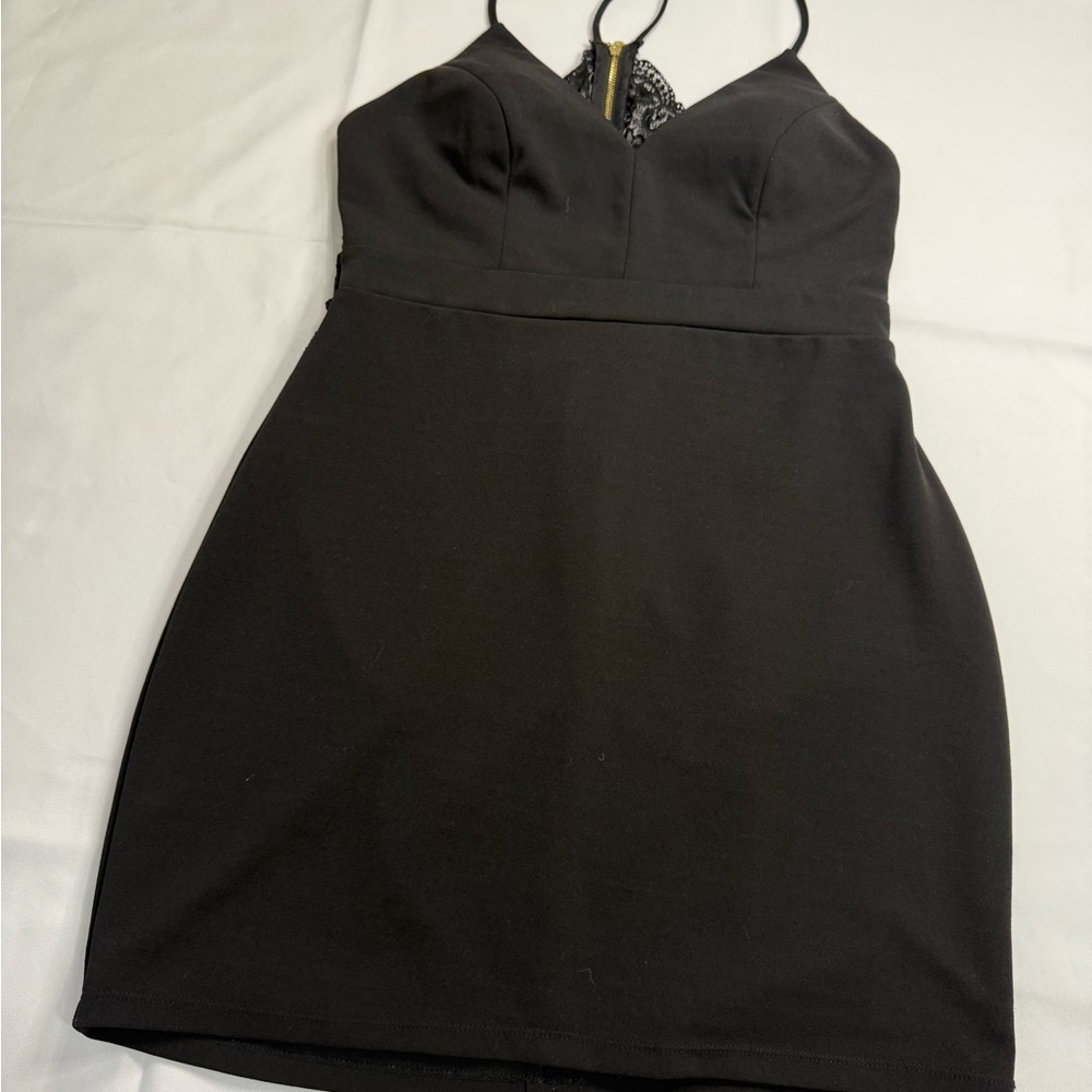 City Triangles Black Mini Dress